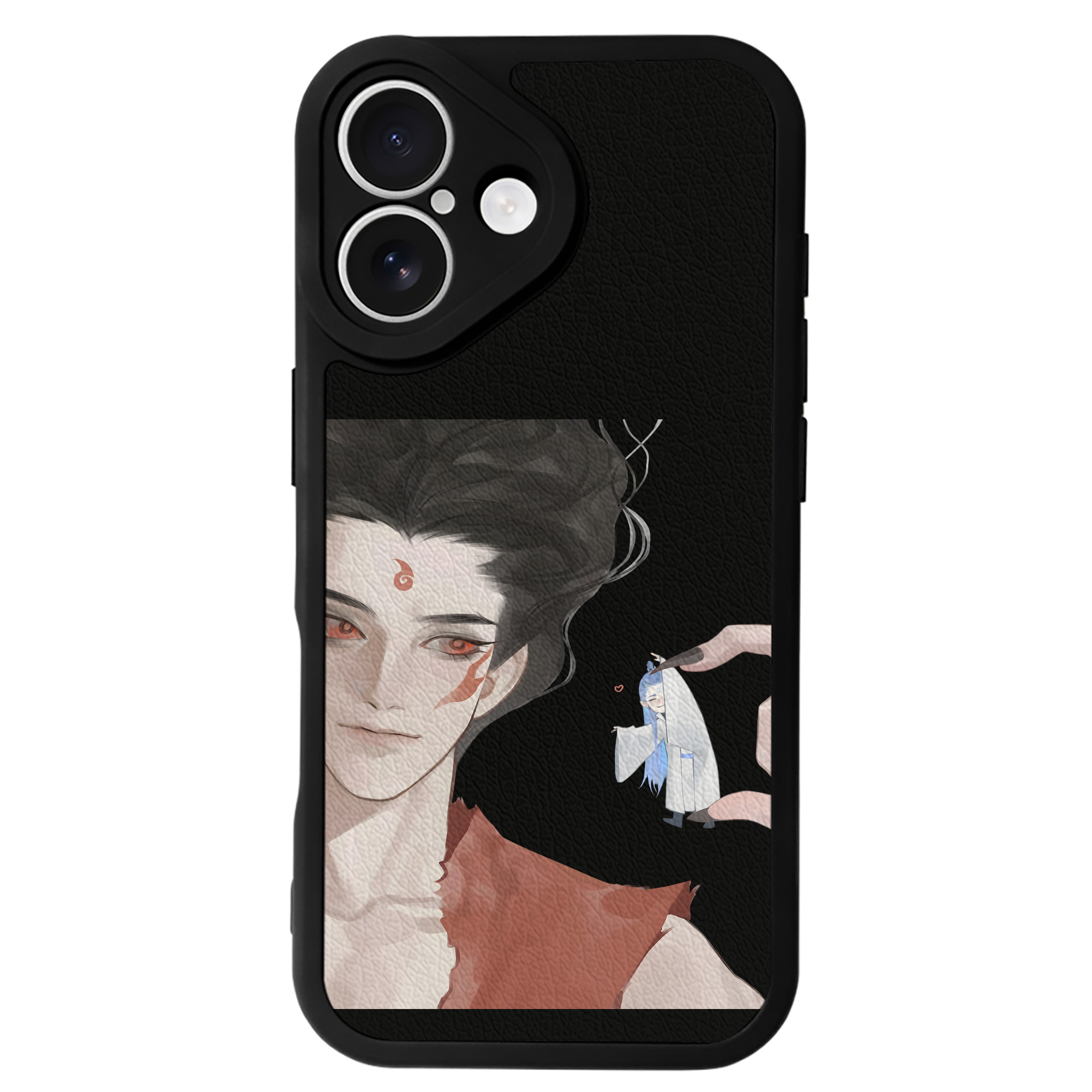 （画像用） Ne Zha 2 ナタ 魔童の大暴れ 【iPhone 16シリーズ対応】シリコンスマホケース（レザー調） 材質：シリコン